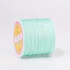 Producción de muestras personalizable OEM No. Hilo de jade 72 50 metros Hilo tejido a mano para manualidades Número de color teñido Material de hilo para abalorios