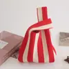 Bolsa Tejida de Luna Llena, Bolsa de Recuerdo, Bolsa Tejida para Banquete de los 100 Días del Bebé, Bolsa de Regalo, Bolso de Mano, Bolsa de Dulces para Boda