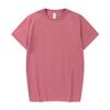 Playera de Algodón Pesado para Hombre 270g para Hombre y Mujer Color Sólido Manga Corta Pareja Holgada Transpirable Media Manga Casual Camiseta Lisa