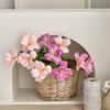 Tulipán de brownie de alta calidad con tacto de PU flor artificial decoración para sala de estar hogar salón de bodas accesorios para fotografía floral