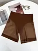 Leggings de Malla Fina Europeos y Americanos Transfronterizos Cintura Media Pantalones de Seguridad Pantalones Moldeadores para Mujer Pantalones Cortos para Mujer Calzoncillos Boxer 4137