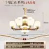Novo Lustre de Estilo Chinês Madeira Maciça Estilo Chinês Duplex Lustre Grande Vila Casa Autoconstruída Suspenso Mezanino Lustre