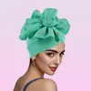 Amazon Transfronterizo África Occidental Nigeria Nueva Capa Espacial Flor Lateral Adhesiva Gorra Baotou Gorra para la Cabeza Gorra Base Mujer