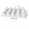 Molde Grande 6 Cavidades Mousse de Gelatina de Manga Molde de Silicone para Sorvete Rugby Chocolate Doce DIY