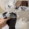 Meias 3/4 para Meninas, Meias de Renda, Estilo Princesa Lolita, Meias de Algodão Estilo Coreano para Bebês, Meias de Meia-Panturrilha com Laço, Atacado do Fabricante