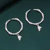 Anillo de Plata de Ley S925 Hoja de Bambú para Mujer, Vintage, Artesanía Antigua, Simple, Dedo Índice, Anillo Fino, Joyería