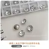 Joyería de uñas blancas de alta calidad con diamantes puntiagudos planos para K9 Crystal Flash Love Pigeon Egg, caramelo de roca en ángulo recto, diamante transparente