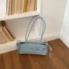 Bolsa Jeans de Design Único e de Nicho para Mulheres 2026 Nova Moda Versátil Bolsa Baguete Bolsa de Mão Exquisita Bolsa Almofada