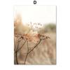 Plantas Nórdicas Paisaje Natural de Otoño Hoja de Arce Calabaza Lago Sala de Estar Dormitorio Decoración Pintura Colgante sin Marco Póster de Núcleo