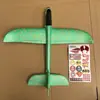 Pistola de avión de espuma juguete luminoso catapulta avión pistola exterior personal Vacaciones para niños modelo diy modelo pequeño