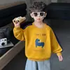 Sudadera Informal para Niños de Primavera y Otoño Ropa Exterior Versátil Holgada de Manga Larga para Bebés y Niños Pequeños Top Elegante Venta al por Mayor Comercio Exterior