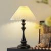 Lámpara de Mesa Moderna Simple de Noche de Alto Nivel con Atenuación Lámpara de Mesa de Tela Cálida Atmósfera de Hotel Decorativa