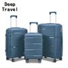 Conjunto de Três Peças de Mala PP Roda Universal Silenciosa Mala com Senha 20 polegadas Mala de Bordo Anti-Queda e Anti-Pressão Mala Trolley de Viagem
