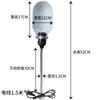 Lámpara de máquina magnética fuerte torno manguera universal lámpara de mesa taladro fresadora Led220v bajo voltaje acero inoxidable imán