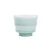 Taza Maestro Esmalte Color Puro Mi Yan Taza de Té Simple Moderna Taza de Té de Cerámica Hecha a Mano Baldosa Fina Taza de Té para Cata de Té en Casa