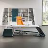 Mesa de Chefe de Pintura para Cozimento Mesa de Presidente de Moda Personalizada Simples Atmosfera Moderna Escritório Chefe Mesa