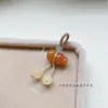 Pingente de cabaça de jade dourada natural 10*15mm pulseira DIY pingente de acessórios de vestuário de pequeno escorregão corda retrô