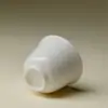 Taza de Té Blanca Elegante de Porcelana Blanca con Esmalte Dulce de Arcilla de Jade de las Dinastías Tang y Song, Juego de Té Kung Fu, Taza de Degustación Cerámica para el Hogar, Taza Individual de Pared Delgada, Tang y Song