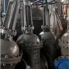 Válvula Gaveta Flangeada de Aço Fundido Z41H-10C Alta Temperatura Vapor Óleo de Transferência de Calor Caldeira Aço Carbono Haste Ascendente Válvula Gaveta DN80 100
