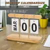 Suporte de Calendário de Madeira Adereço de Foto para Mesa Decoração Calendário Perpétuo Criativo Aniversário Escritório Decoração de Mesa de Luxo Leve