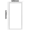 Luz de Panel Plano de Alta Eficiencia, Luz de Panel de Ahorro de Energía, Luminaria Empotrada para Techo, Luz de Ingeniería LED para Oficina Cocina 600X600