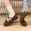 Zapatos de Mujer Estilo Ballet Retro de Hada 2026 con Lazo, Zapatos de Tacón Bajo Suave, Punta Cuadrada, Adecuados para Faldas