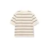 Para Comércio Exterior Transfronteiriço Europeu e Americano Roupas Femininas Aliexpress Mais Vendidas Verão Conjunto de Tricô Listrado Estilo Chanel com Botões Dourados