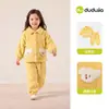 Conjunto de ropa de casa para niños Dudu, atuendo de otoño, conjunto de pijama de dos piezas para niños, ropa de otoño para niñas, conjunto de ropa para niños de dos piezas