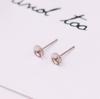 Aguja de Plata S925 Chapada en Oro Verdadero de 18K Soporte para Perla Aguja para Oreja Colgante Soporte para Arete de Botón Disco de Cuentas Accesorios DIY Aguja de Cuenco Aguja de Cabeza Cóncava
