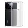 Adecuado para Xiaomi 14pro rejilla corrugada equipaje carcasa de PP esmerilada para teléfono móvil luz no amarillea carcasa protectora no inductiva