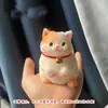 Juguete Lindo de Gatito para Aliviar el Estrés para Niñas, Gato Gordo Juguete Animal Biomimético para Aliviar el Estrés Regalo