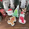 Navidad Pascua Reno Esponja de Limpieza Transfronteriza Esponja para Lavar Platos Paño Compuesto Estropajo No Tejido Impreso Cocina
