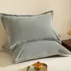 Juego de Dos Fundas de Almohada de Peluche para Bebé 48x74 Invierno Espesado Coral de Leche Tela Polar Funda para Cojín de Tamaño Grande 50x80