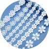 Punto nuevo encaje soluble en agua seda de leche bordado flor encaje encaje código de barras pequeño ropa de niños accesorios de boda accesorios