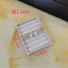 Bandeja Grande Beige para Exhibición de Aretes y Anillos Caja Multifuncional para Almacenamiento de Cuentas y Collares Caja de Terciopelo para Joyería Cajón Bandeja para Pulseras