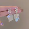 Pendientes de Flor de Hada Super para Mujer 2025 Nueva Llegada Pendientes Suaves Elegantes Diseño de Nicho Clavos para Oreja Accesorios Avanzados para Orejas