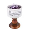 Vela Aromática Camélia Dourada Ornamento Retrô Casa Interior Longa Duração Quarto Nicho Presente de Aniversário de Luxo
