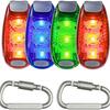 Luz de Corrida Portátil Multifuncional Outdoor Mini Luz de Advertência Luz Traseira de Bicicleta Luz de Mochila Luz de Capacete Aviso de Corrida