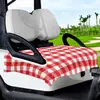 Suministro Especial Transfronterizo de Funda Protectora para Asiento de Carrito de Golf Serie Cuadros