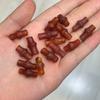 Material antigo ágata vermelha contas de barril de bambu DIY texto brincar contas de Buda acessórios de joia corrente de celular pulseira pingente pendurado em bolsa