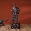 Talla de Madera de Ébano Espada Cruzada Estatua de Guan Gong Decoración para el Hogar Sala de Estar Artesanías Adornos para Sala de Estar Regalos