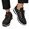 Sapatos de Caminhada Outdoor de Tamanho Grande para Primavera e Outono 2025 Sapatos de Viagem Antiderrapantes Masculinos Sapatos de Caminhada para Aventura ao Ar Livre Camping Masculino