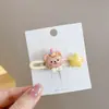 Pinza para el pelo con estampado de leopardo y flores, accesorio para el pelo elegante y exquisito, pinza dulce para flequillo, pinza para el pelo para mechones sueltos, adorno para el pelo elegante y exquisito
