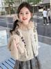 2026 Nuevo Suéter Cardigan Retro de Otoño para Niñas Ropa Exterior de Punto Infantil Chaqueta Moderna para Bebé Venta al por Mayor