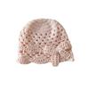 Gorros Coreanos Qiunan para Bebé Otoño e Invierno 2026 Nueva Moda Diseño Hueco Lindos Gorros para Niña Bebé Venta al por Mayor