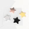 Venta al por mayor de fábrica de acero inoxidable con forma de estrella, colgante con letras DIY para perro, gato, mascota, tarjeta de identificación antipérdida