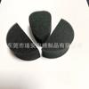 Suprimento Pronto de Esponja para Pintura Facial Humana, Formato de Gota Preta Semicircular 3cm de Espessura Brinquedo Infantil