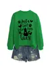 Solo una Chica que Ama Amazon Ebay Estación Independiente Sudaderas Casuales e Interesantes para Mujer Otoño e Invierno