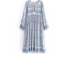 Vestido de Playa Casual Bohemio Transfronterizo con Estampado Nuevo Falda Larga El Más Vendido en Amazon Europeo y Americano Dropshipping