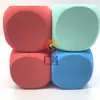 Bloques de construcción de dados hexagonales de EVA de colores, juguetes para niños, patrón imprimible, LOGO, tamiz, dados de EVA